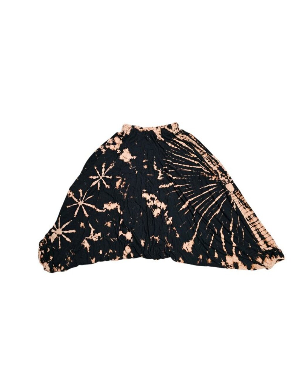 Harempants.com Unisex One Size Harem Pants Black Tan Boho Festival Essential - Picture 2 of 5